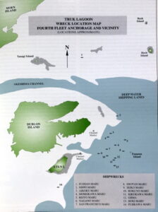 Chuuk Mapa nauf 4 frota