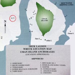Chuuk amagisan mapa