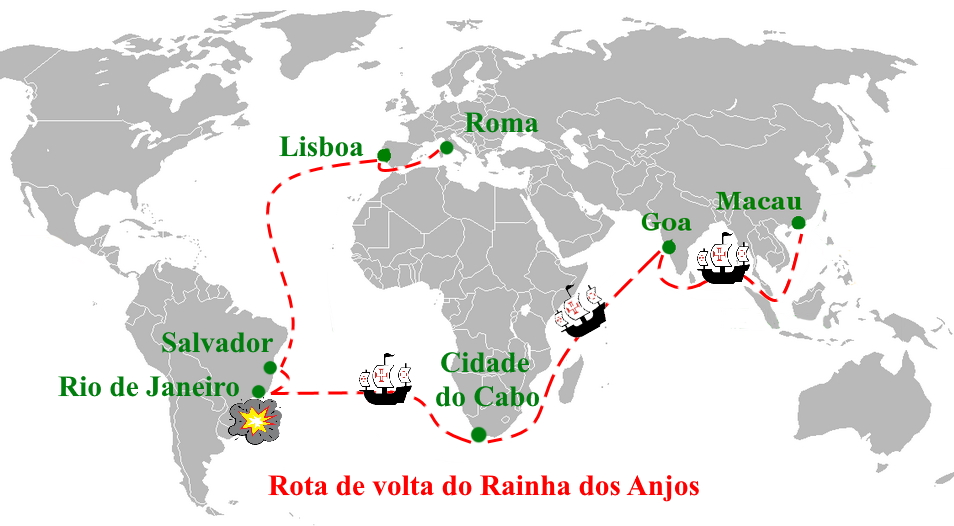 Rainha dos anjos rota