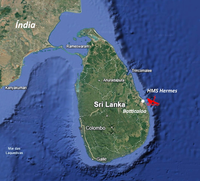 Especial - Top 10 do Oceano Índico 10 Hermes PA mapa