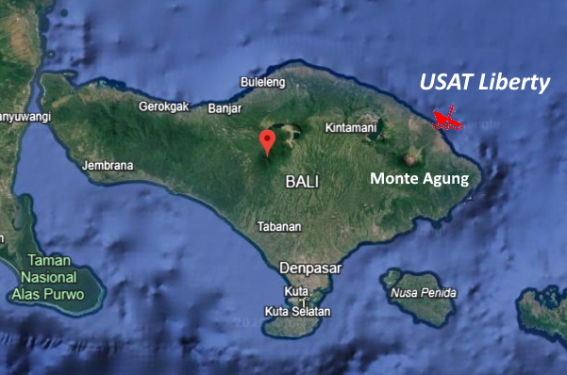 Especial - TOP 10 naufrágios - Pacífico 33 Liberty mapa