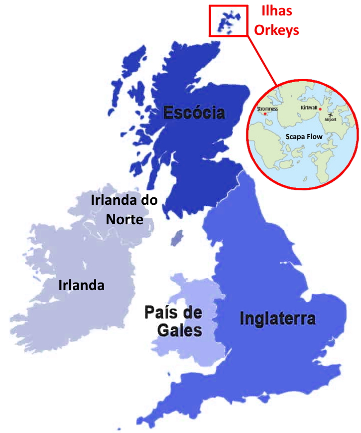 Especial - Scapa Flow 1 Scapa flow mapa01