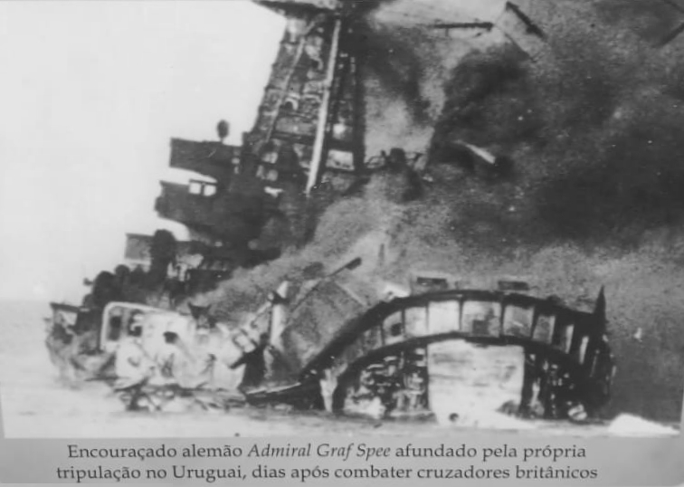 Especial - Admiral Graf Spee 8 Graf spee afundando