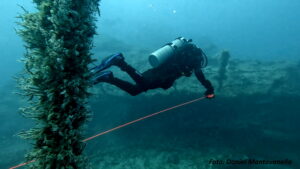 Pesquisas de Abrolhos, o Artemis e o Guadiana 27 Pesquisa Abrolhos medicao 6
